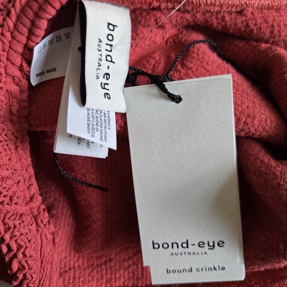 New Bond-Eye Mara Palm Tree Mineral Red One Piece Swimsuit NWT One Size - Picture 10 of 12
